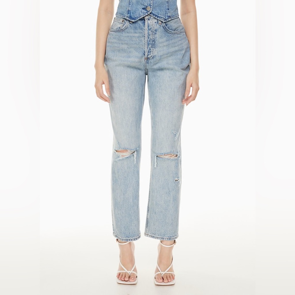 Aritzia Denim Forum The Joni High Rise Loose 29L | 7 Yrs Pctr Ths Bleu Rp